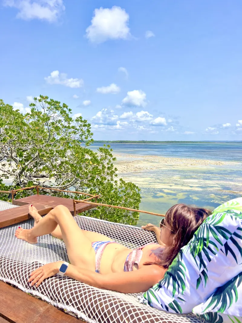 Daybed on the panoramic terrace